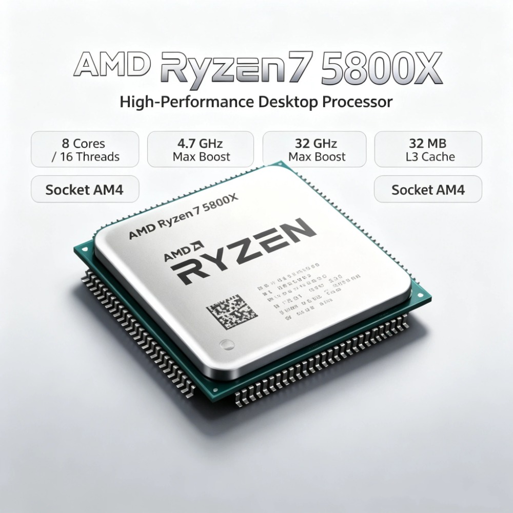 AMD Ryzen 7 5800X Ontgrendelde - Cpu Fan recensie en prijs